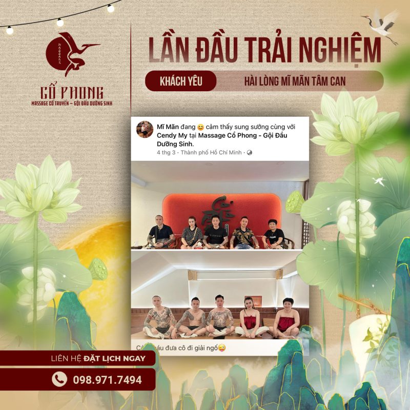 massage cổ truyền - gội đầu dưỡng sinh