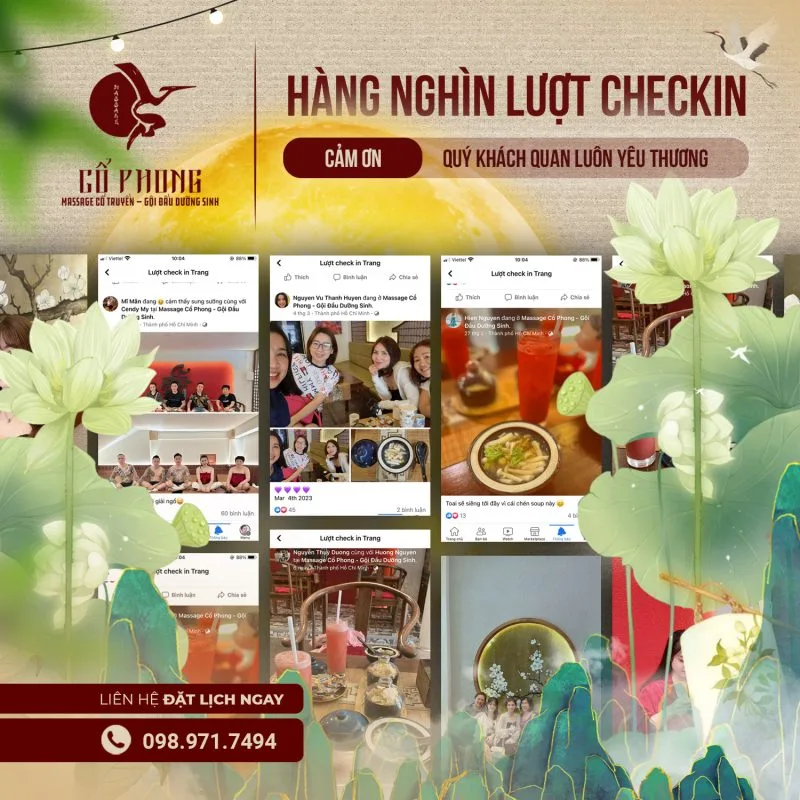 massage cổ truyền - gội đầu dưỡng sinh