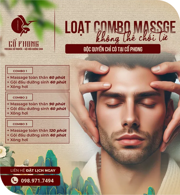 Trang chủ massage cổ truyền - gội đầu dưỡng sinh