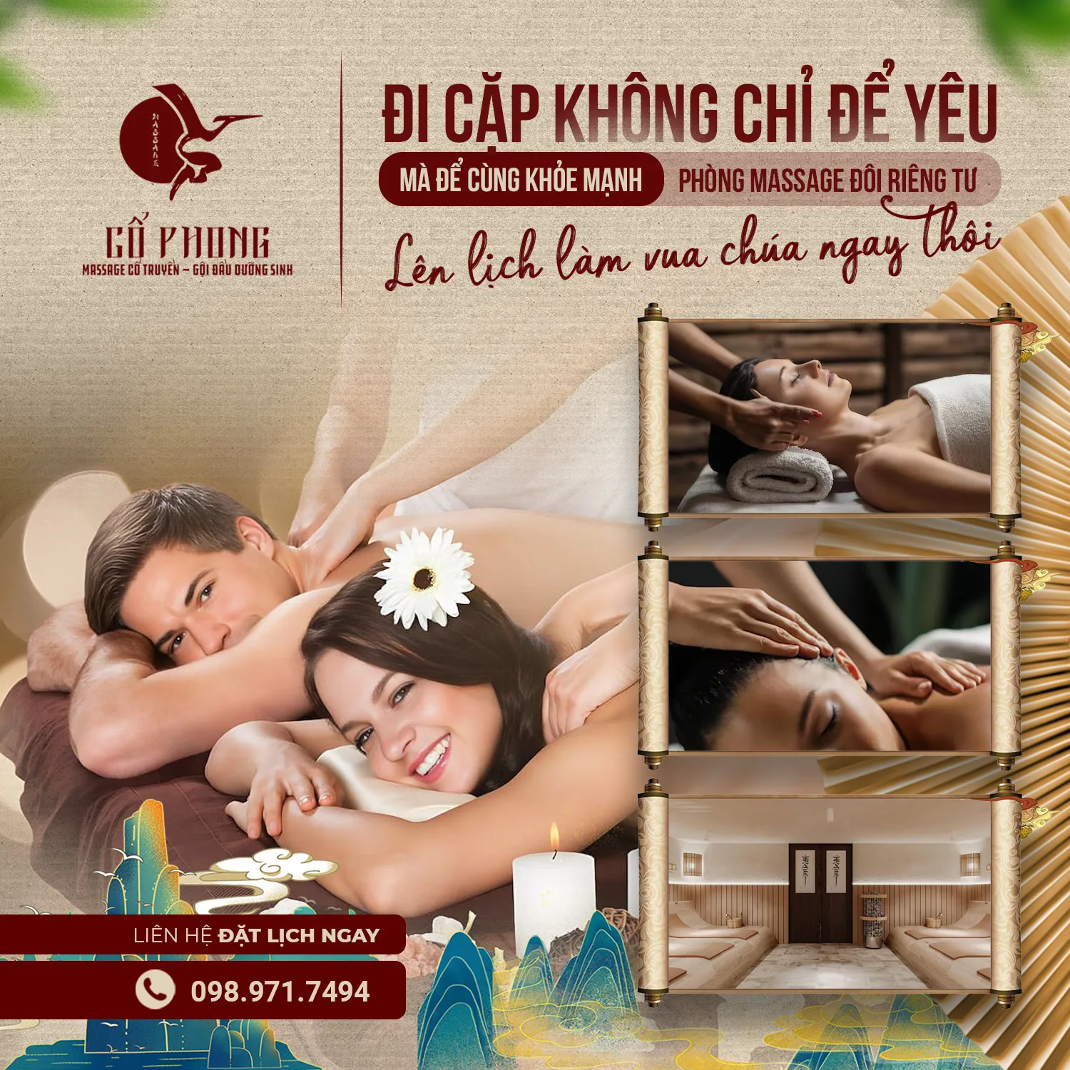 Gội đầu dưỡng sinh cho cặp đôi – Trải nghiệm thư giãn bên nhau giữa Sài Gòn Gội đầu dưỡng sinh cho cặp đôi – Trải nghiệm thư giãn bên nhau giữa Sài Gòn