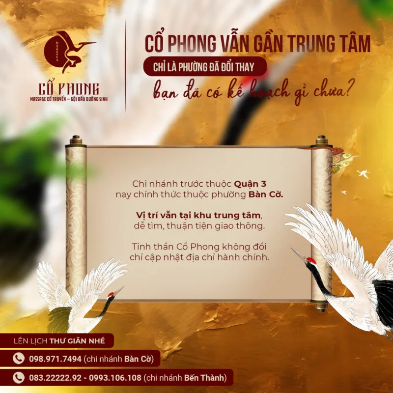 Cổ Phong vẫn gần trung tâm, chi nhánh Quận 3 nay chính thức thuộc phường Bàn Cờ