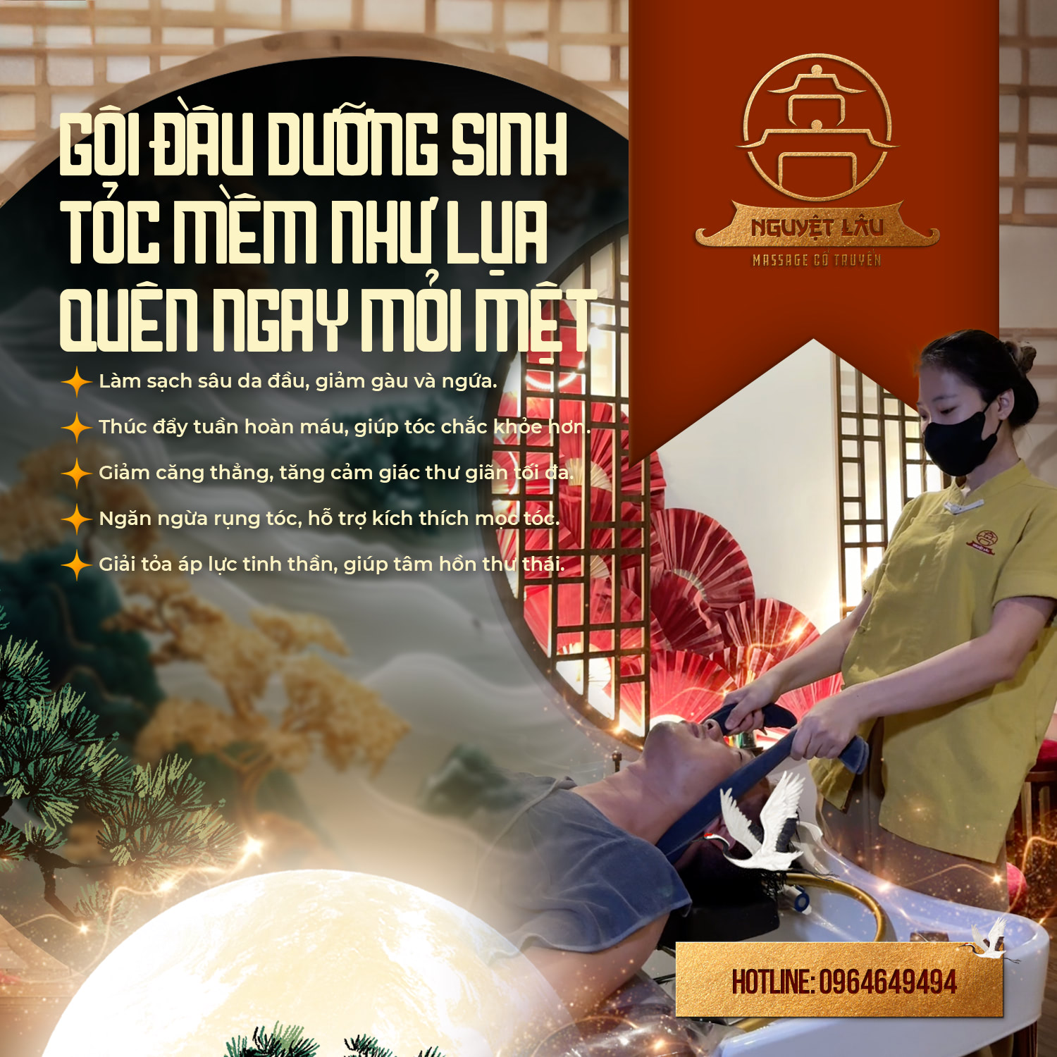 gội đầu massage nguyệt lâu