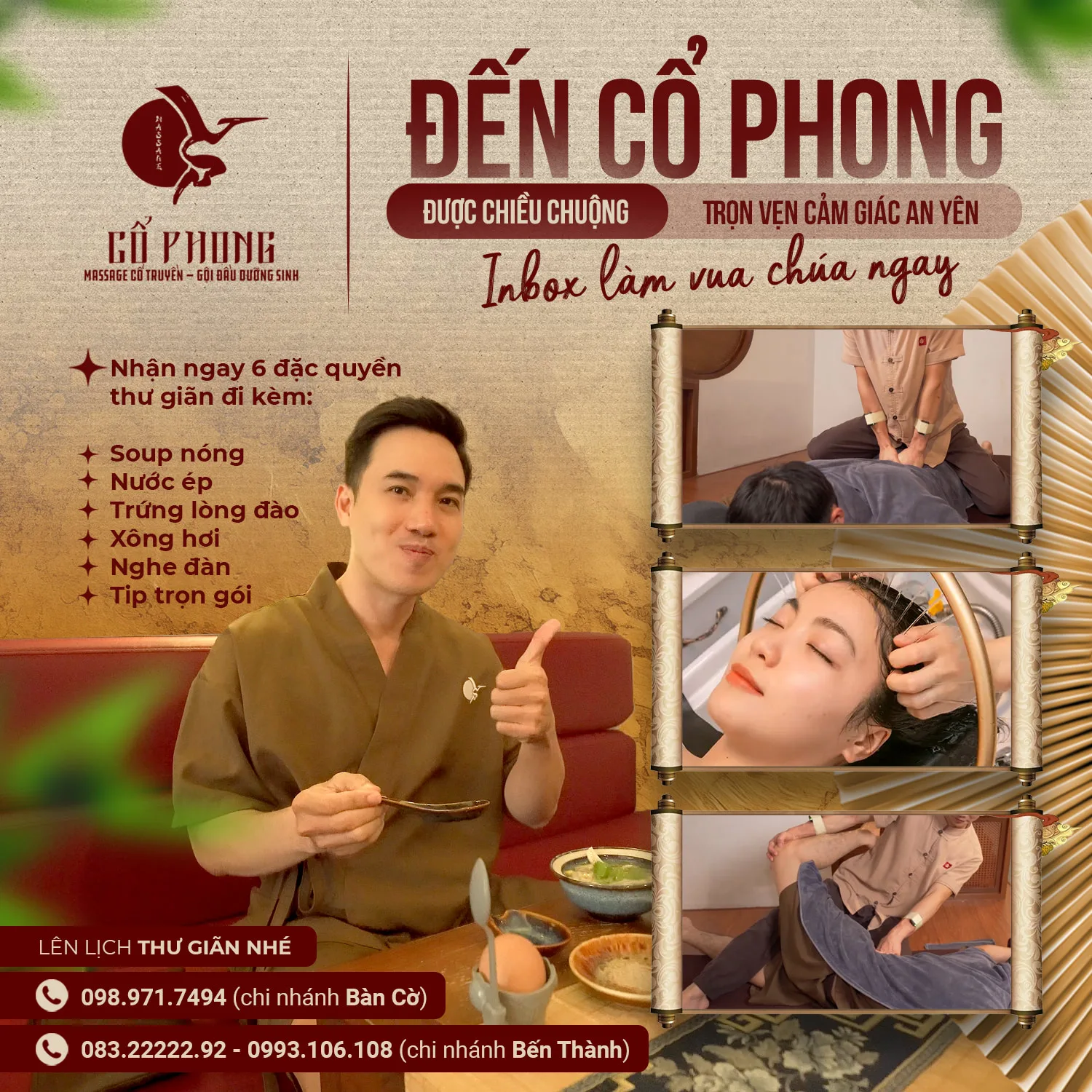 Trải Nghiệm Thư Giãn Chuẩn Trung Hoa Tại Spa Gội Đầu Uy Tín Ở Sài Gòn Trải Nghiệm Thư Giãn Chuẩn Trung Hoa Tại Spa Gội Đầu Uy Tín Ở Sài Gòn