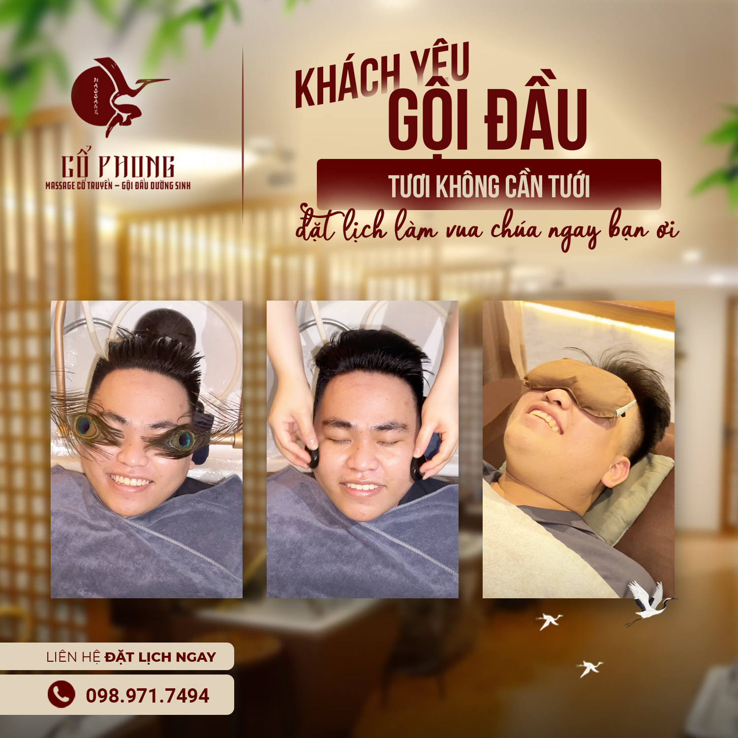 Bảng giá gội đầu dưỡng sinh cập nhật mới nhất tại Cổ Phong Bảng giá gội đầu dưỡng sinh cập nhật mới nhất tại Cổ Phong