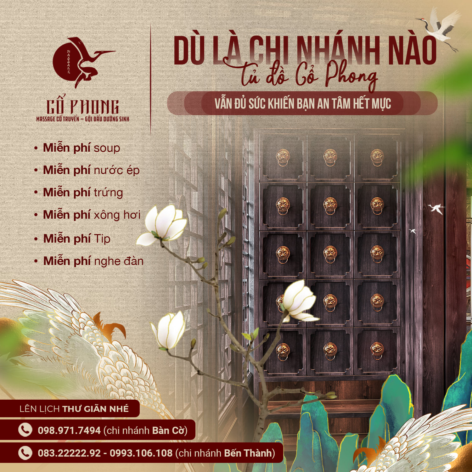 Top 8 tiệm gội đầu dưỡng sinh quận 2 style Trung Hoa nổi tiếng