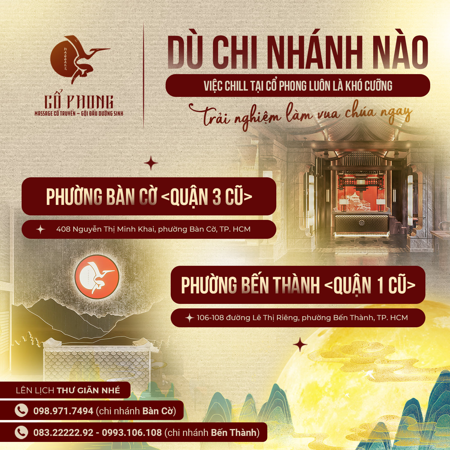 Combo gội đầu massage xông hơi