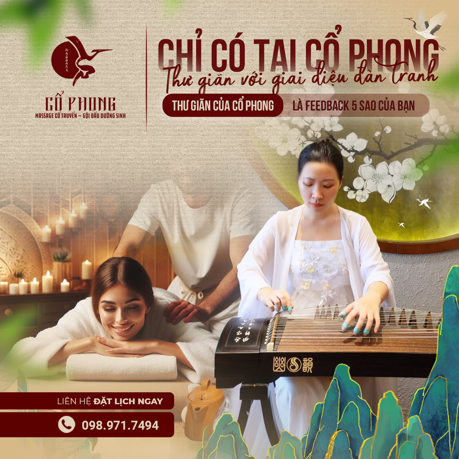 Xoa Bóp Massage Toàn Thân – Đả Thông Kinh Mạch