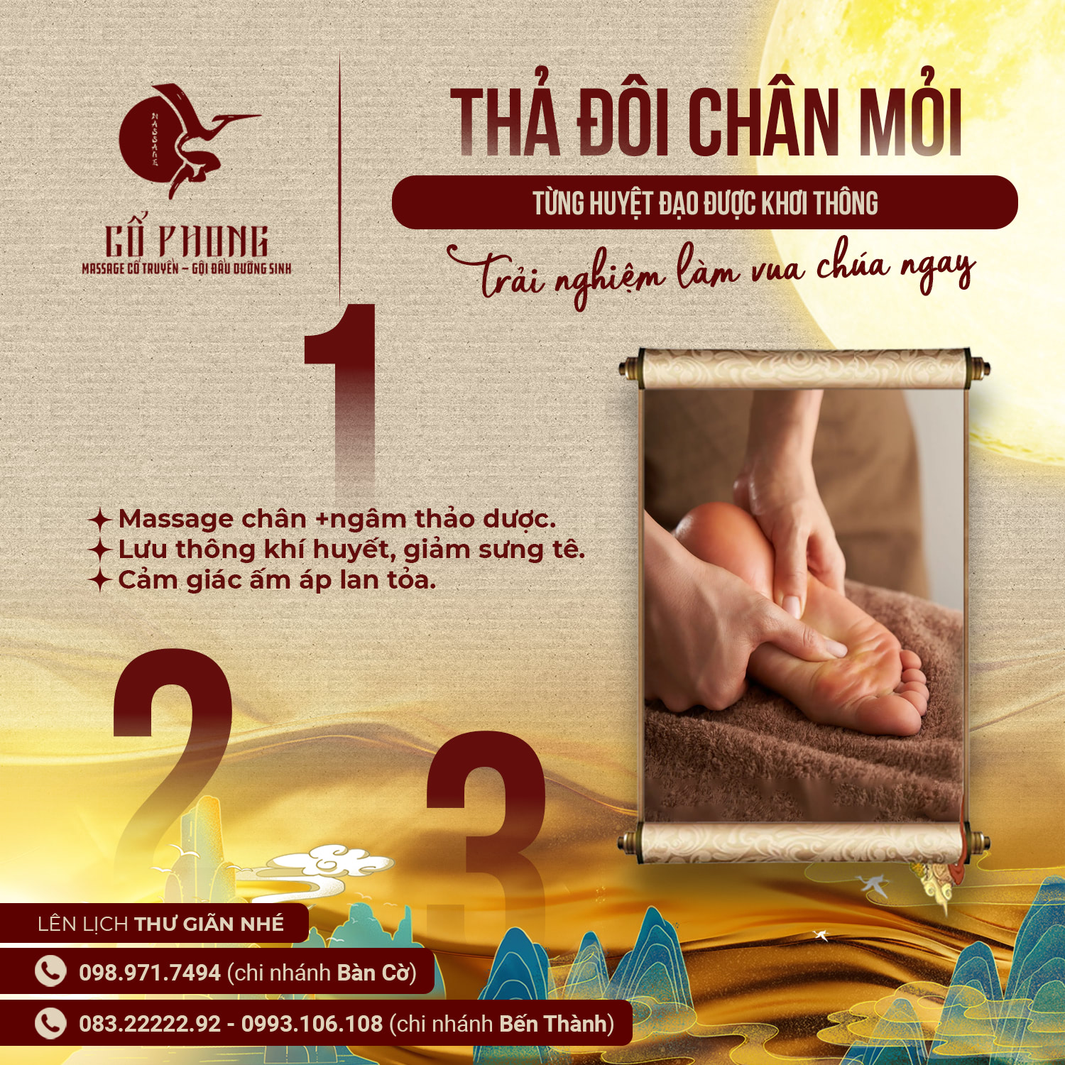 foot massage chuyên sâu
