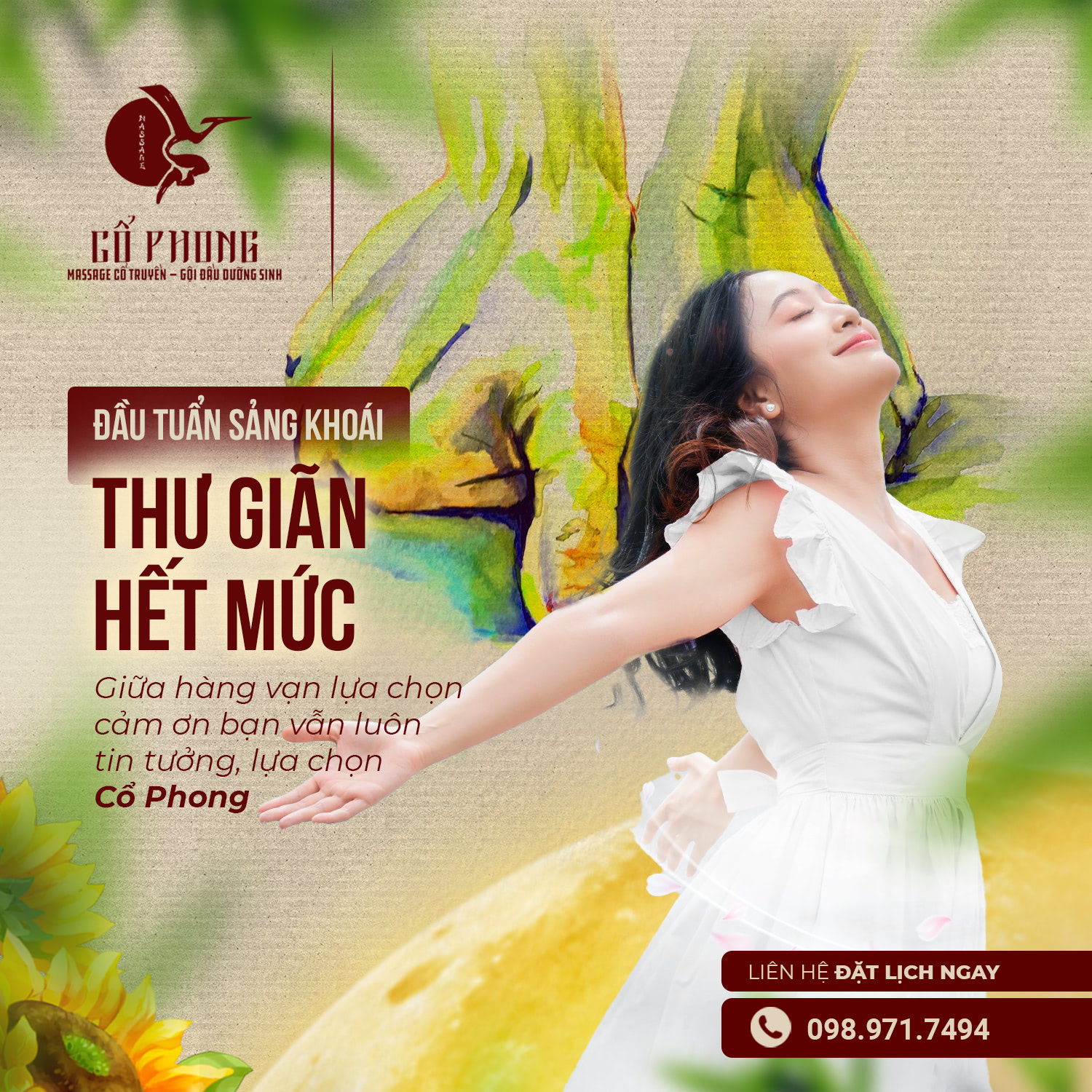 gội đầu dưỡng sinh giảm stress mất ngủ