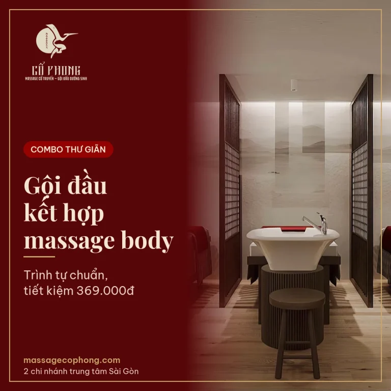Gội đầu kết hợp massage body - Massage Cổ Phong
